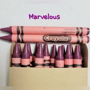 16ct Crayola Crayons (Mauvelous) Single Color Bulk Lot